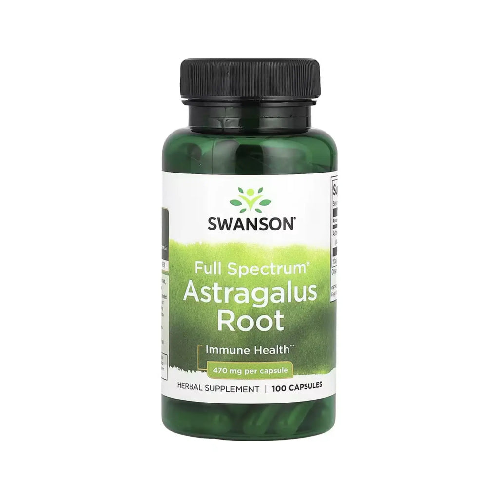 SWANSON RAÍZ DE ASTRÁGALO 470MG 100 CAPSULAS SFN