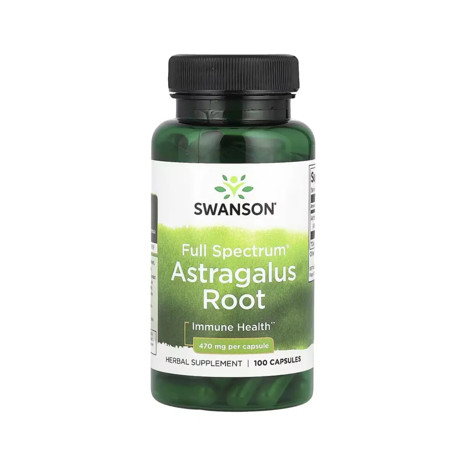 SWANSON RAÍZ DE ASTRÁGALO 470MG 100 CAPSULAS SFN