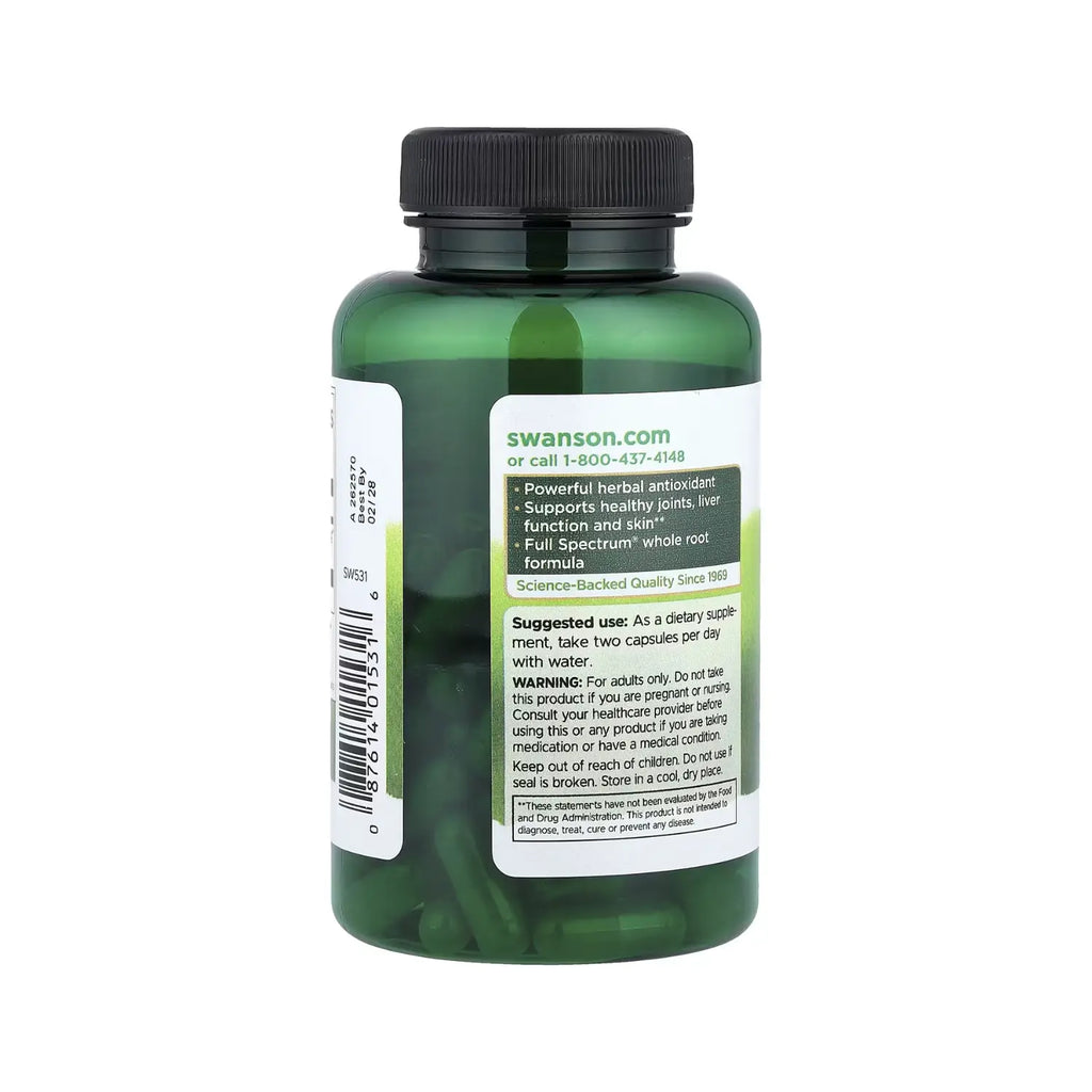 SWANSON RAÍZ DE BARDANA ESPECTRO COMPLETO 460MG 100 CAPS SFN