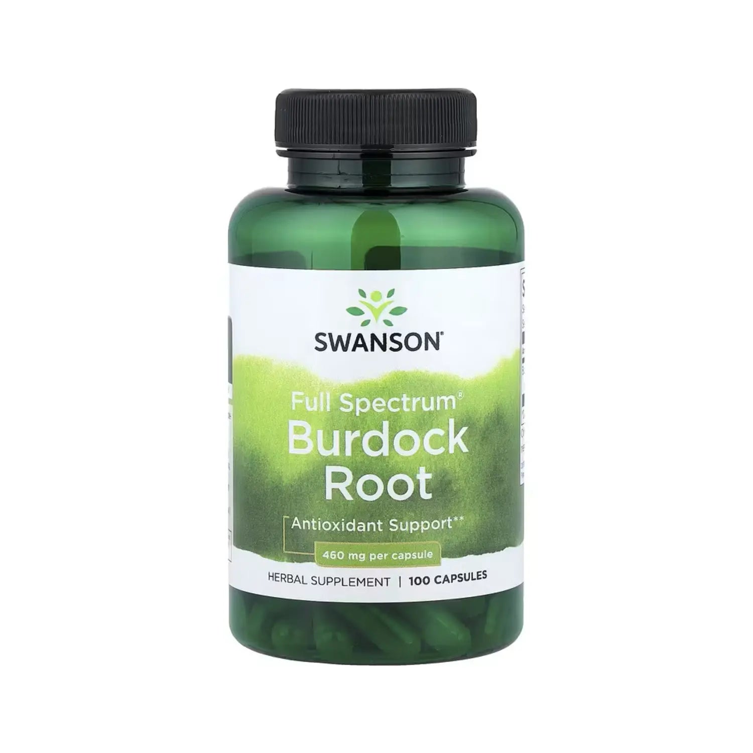 SWANSON RAÍZ DE BARDANA ESPECTRO COMPLETO 460MG 100 CAPS SFN