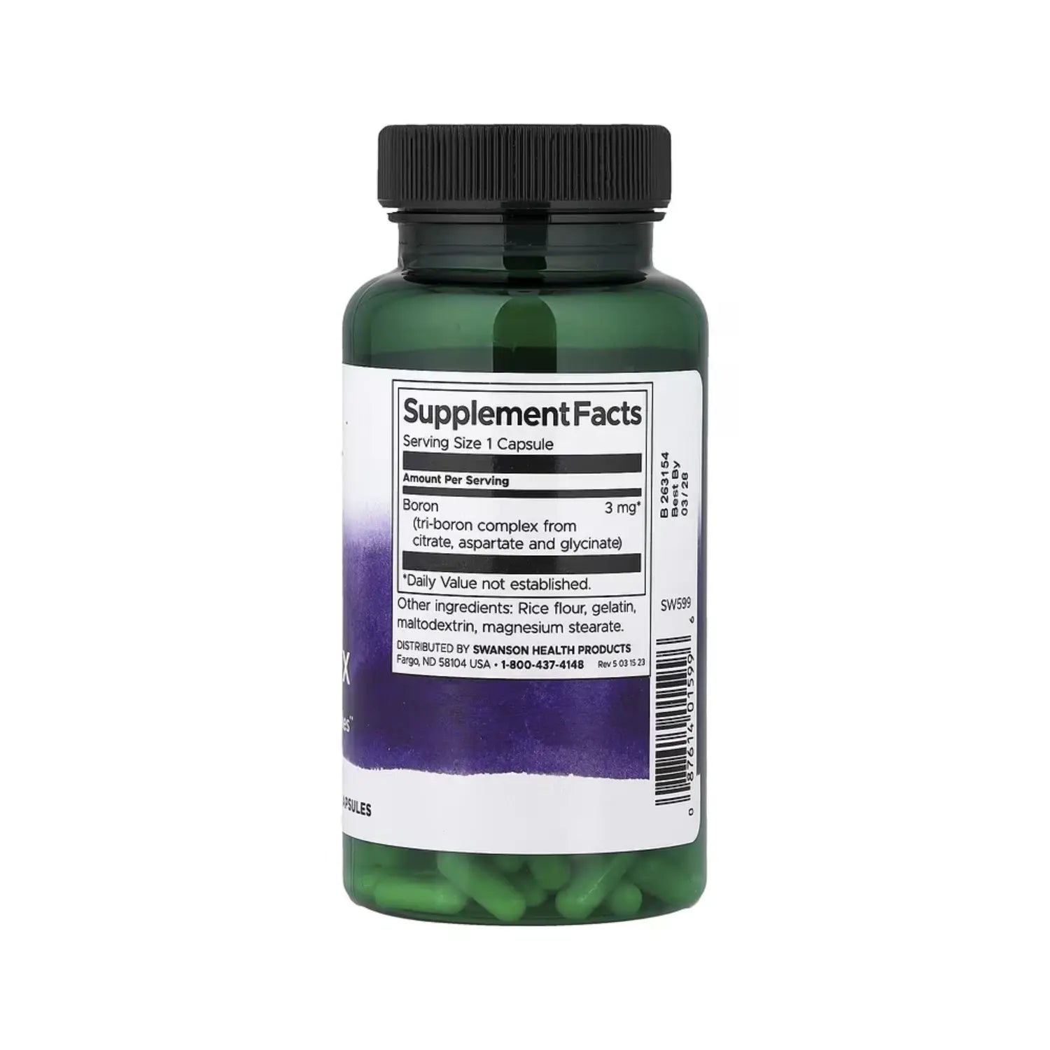 SWANSON TRIPLE BORON COMPLEX 3MG 250 CAPSULAS SFN