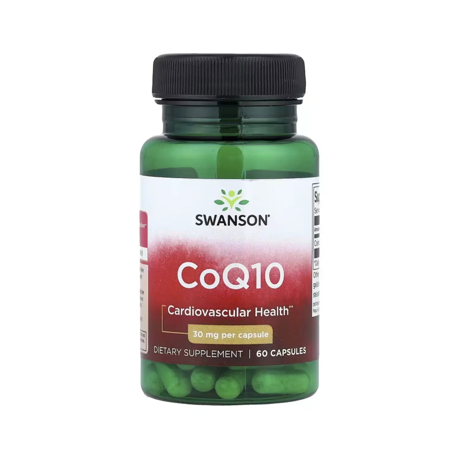 SWANSON COQ10 30 MG 60 CÁPSULAS SIN SABOR SFN