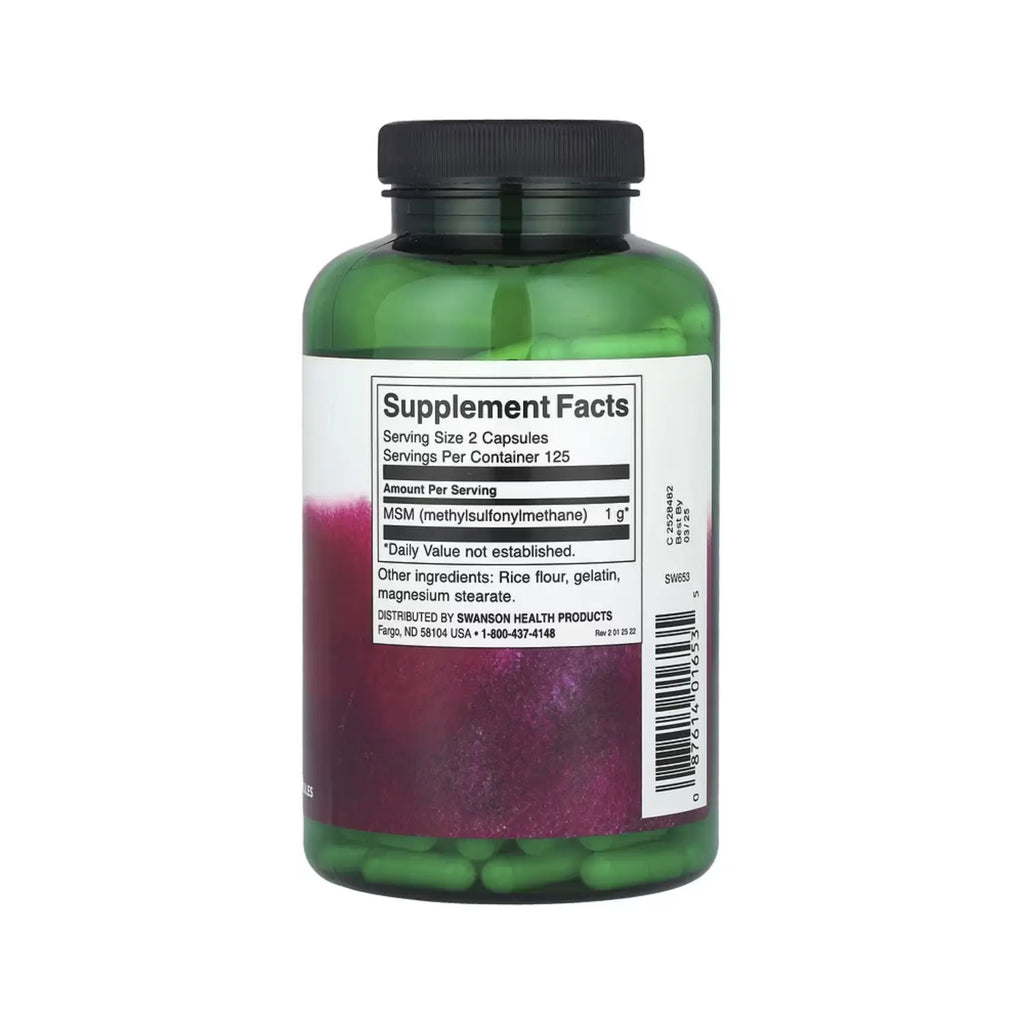 SWANSON MSM 500 MG 250 CAPS SFN