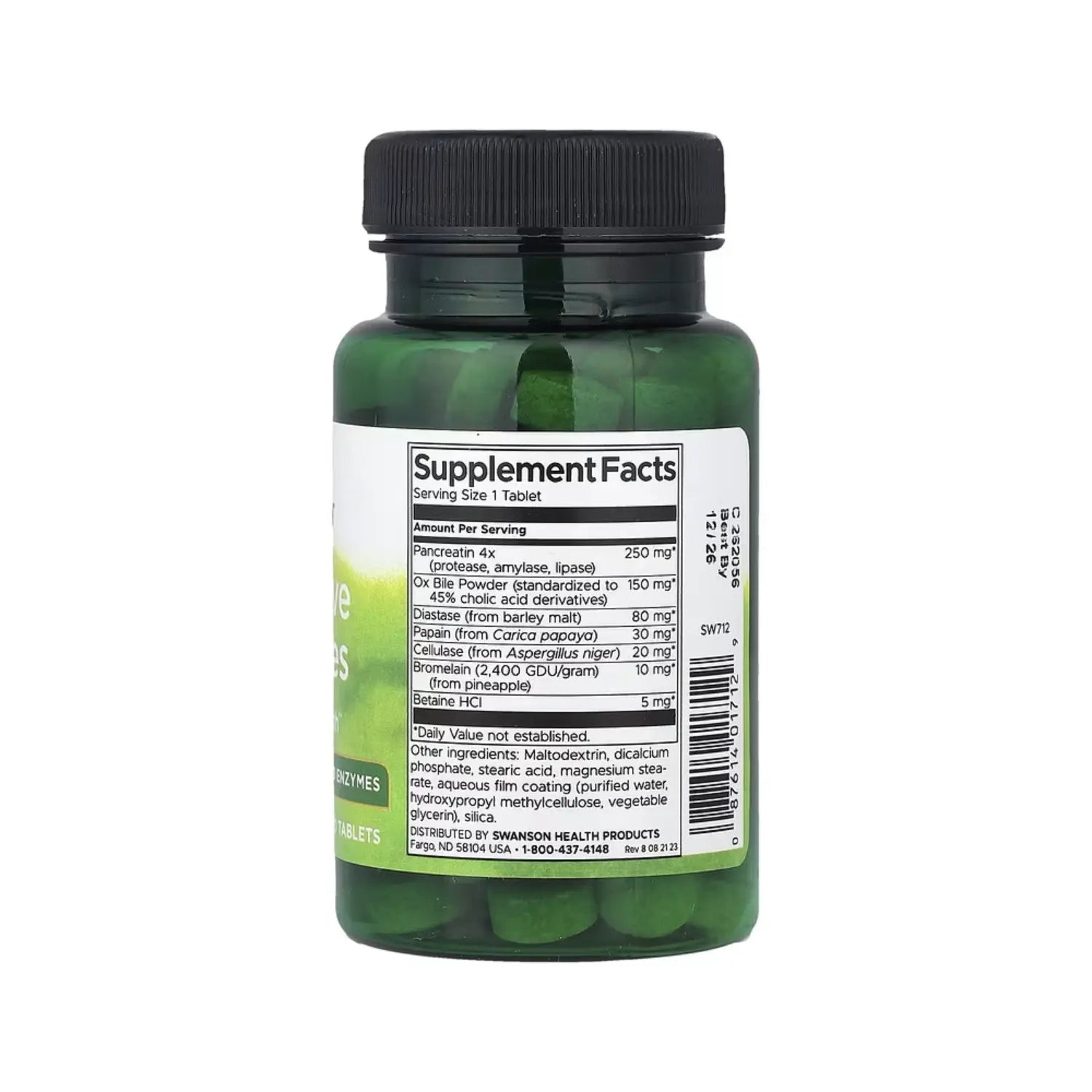SWANSON ENZIMAS DIGESTIVAS 90 TABS SFN