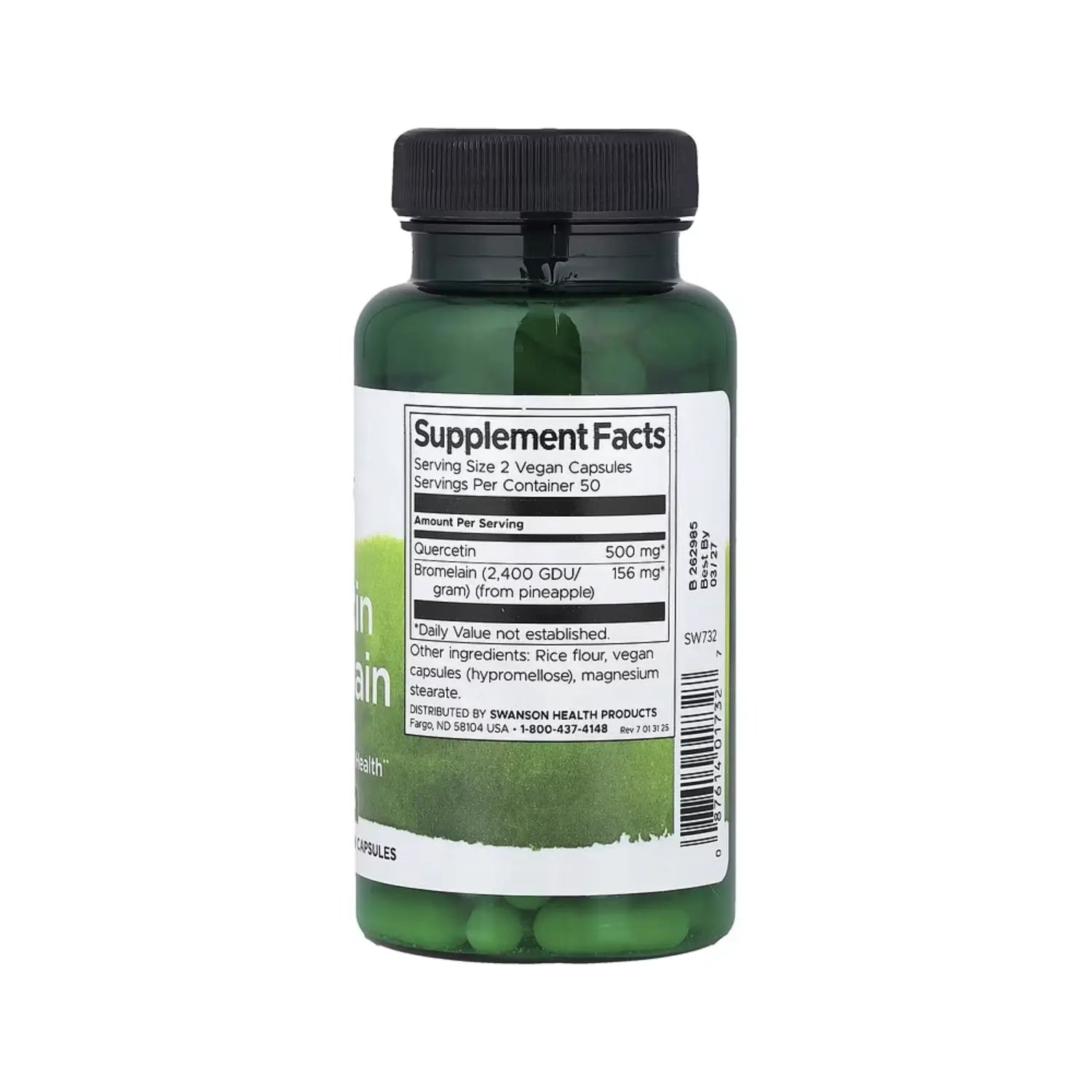 Swanson Quercetin & Bromelain - Advanced Formula 100 Caps