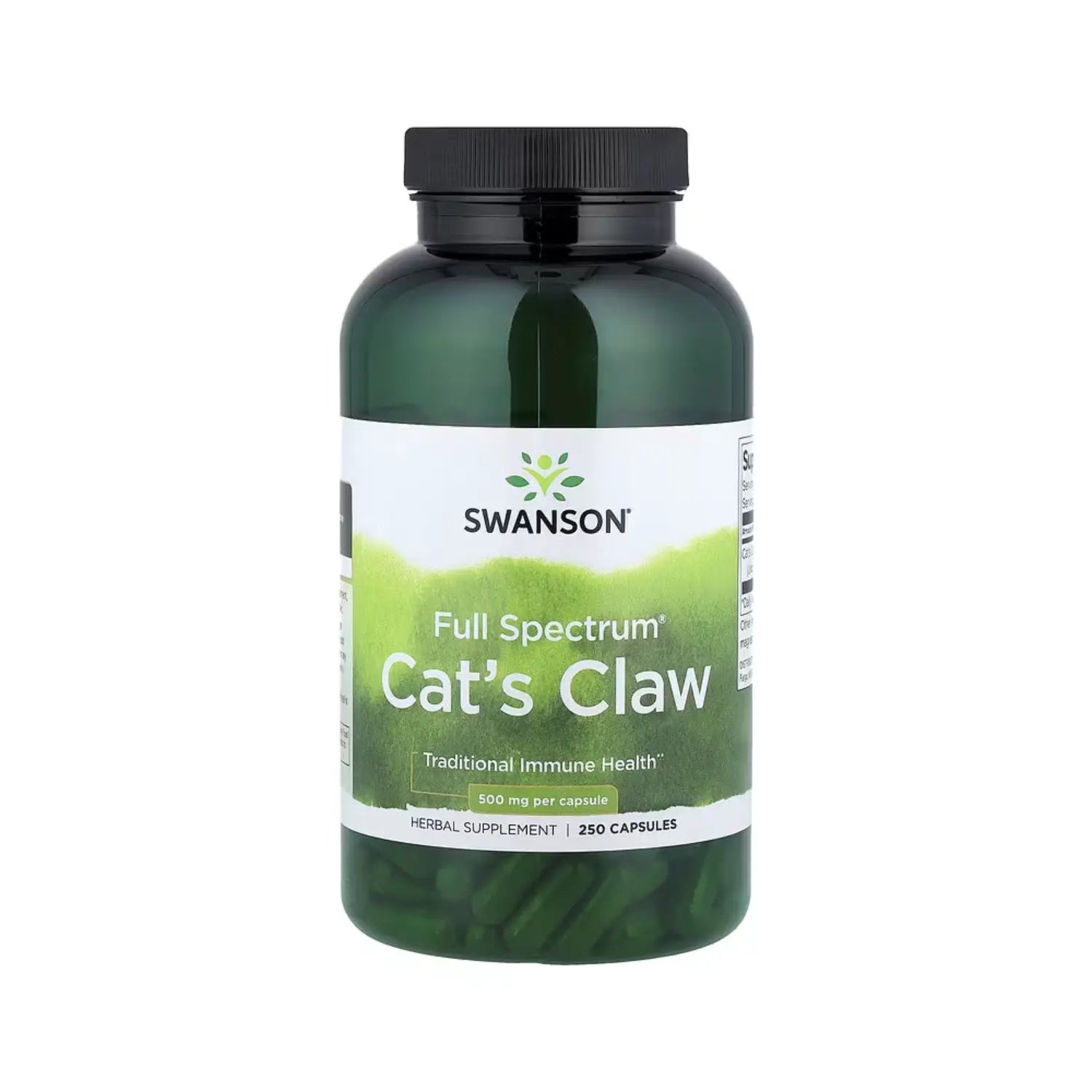 SWANSON UÑA DE GATO DE ESPECTRO COMPLETO 500MG 250CAPS SFN