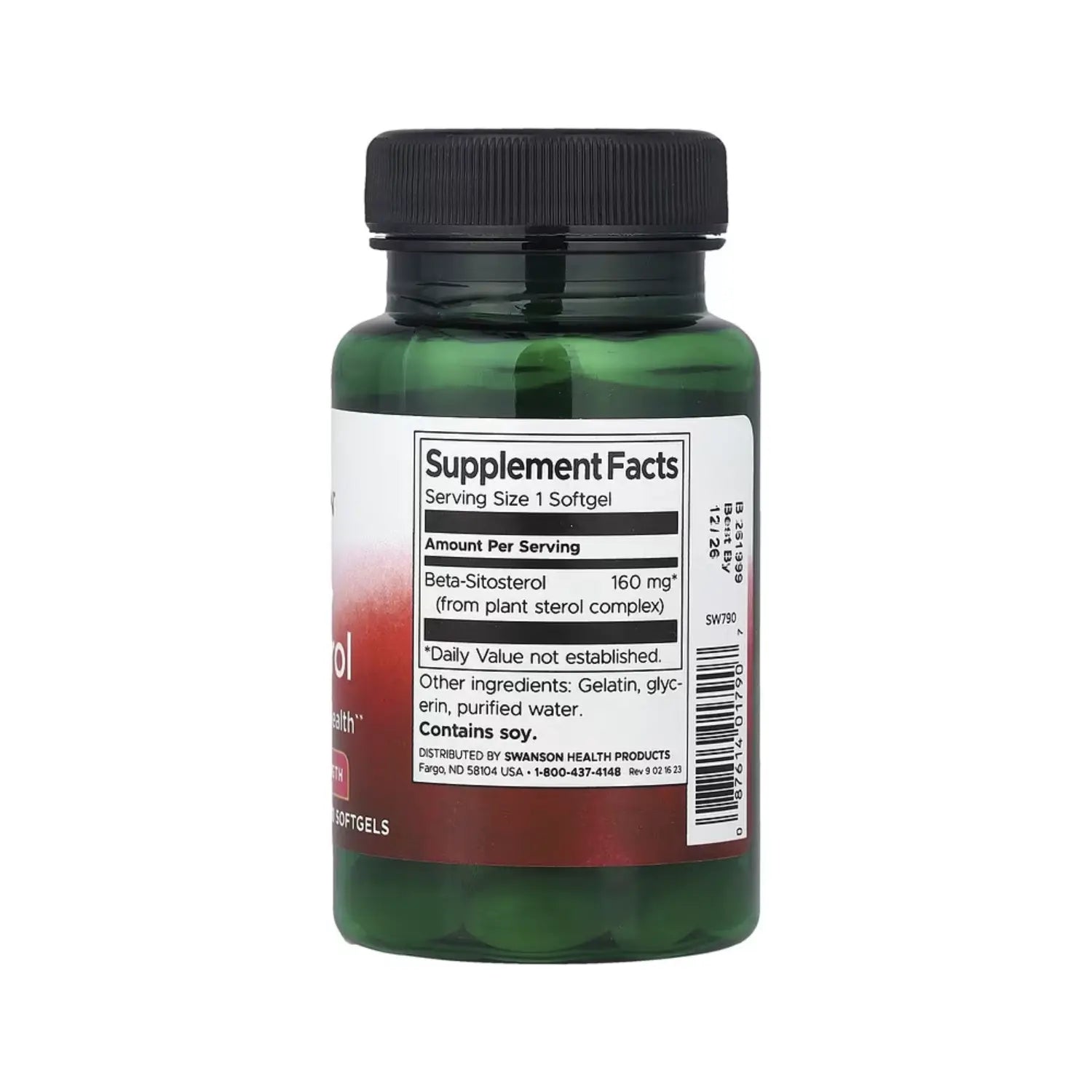 SWANSON BETA-SITOSTEROL CONCENTRACIÓN MÁXIMA 60 CAPS SFN