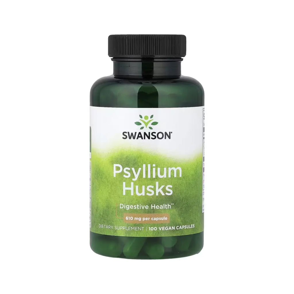 SWANSON PYSILLIUM HUSK 610MG 100 CAPS
