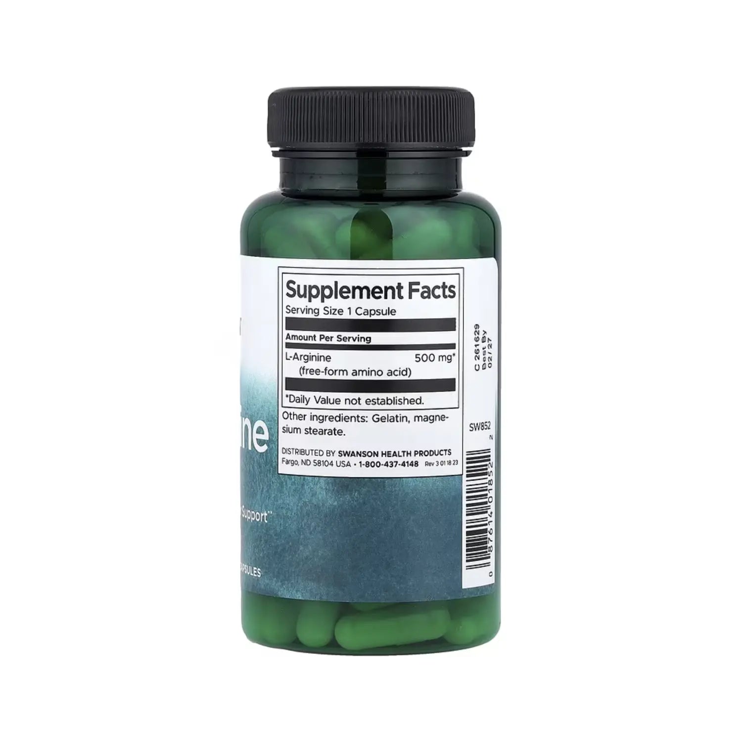 SWANSON L ARGININE 500 MG 100 CAPS SFN
