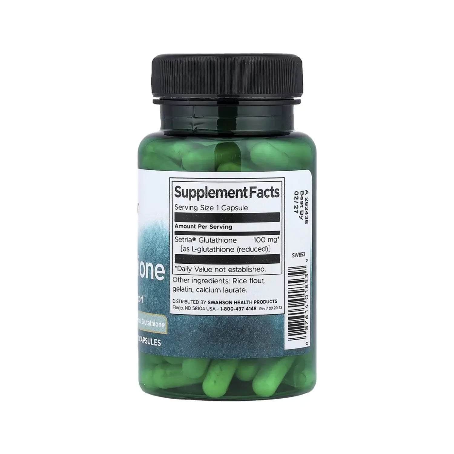 L-Glutatión Reducido, Antioxidante 100caps