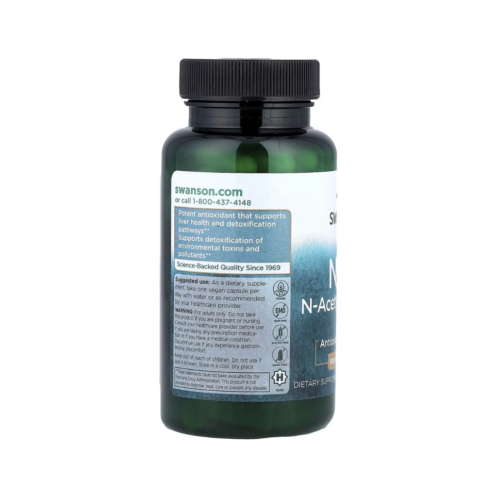 SWANSON N-ACETILCISTEÍNA 600 MG 100 CAPS SFN