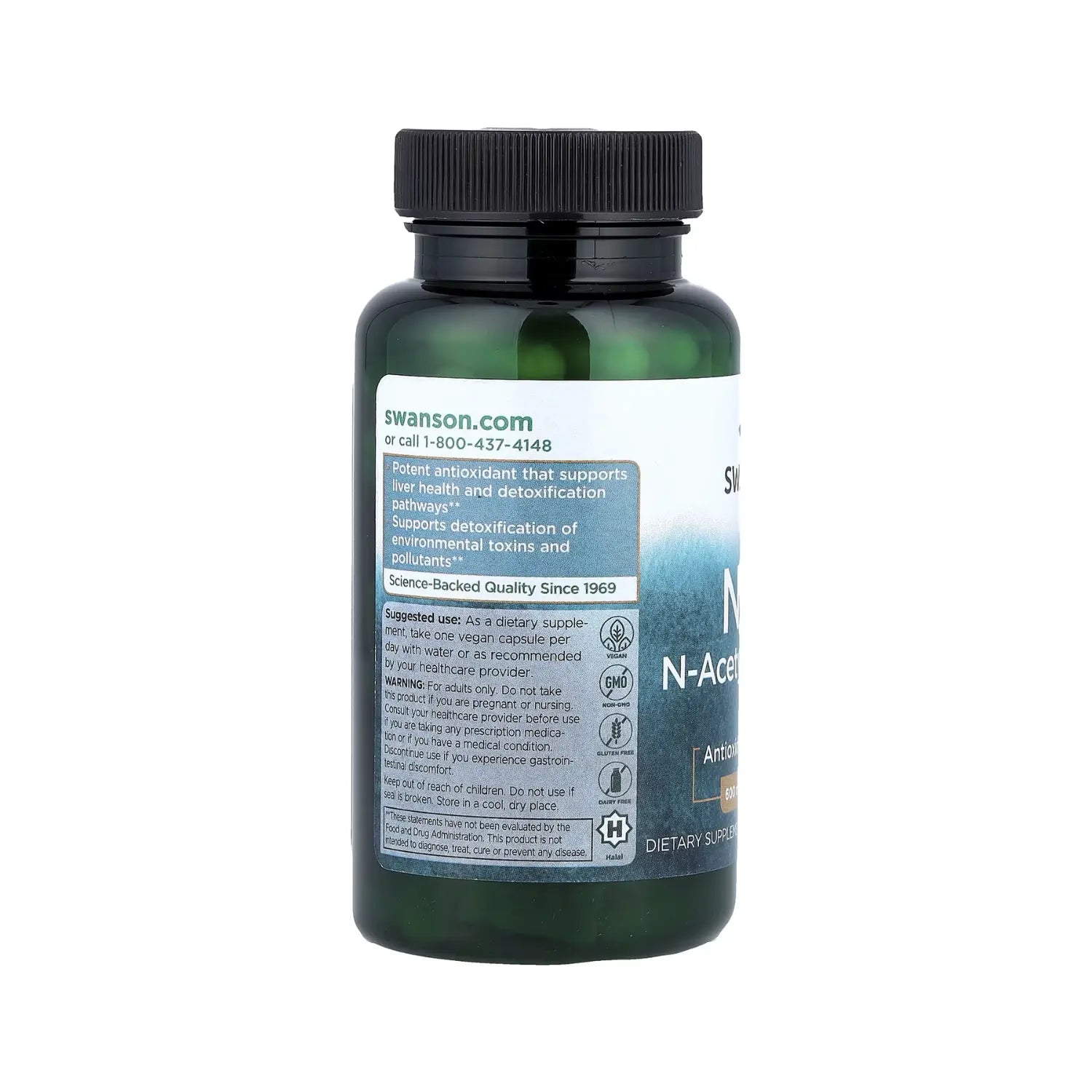 SWANSON N-ACETILCISTEÍNA 600 MG 100 CAPS SFN