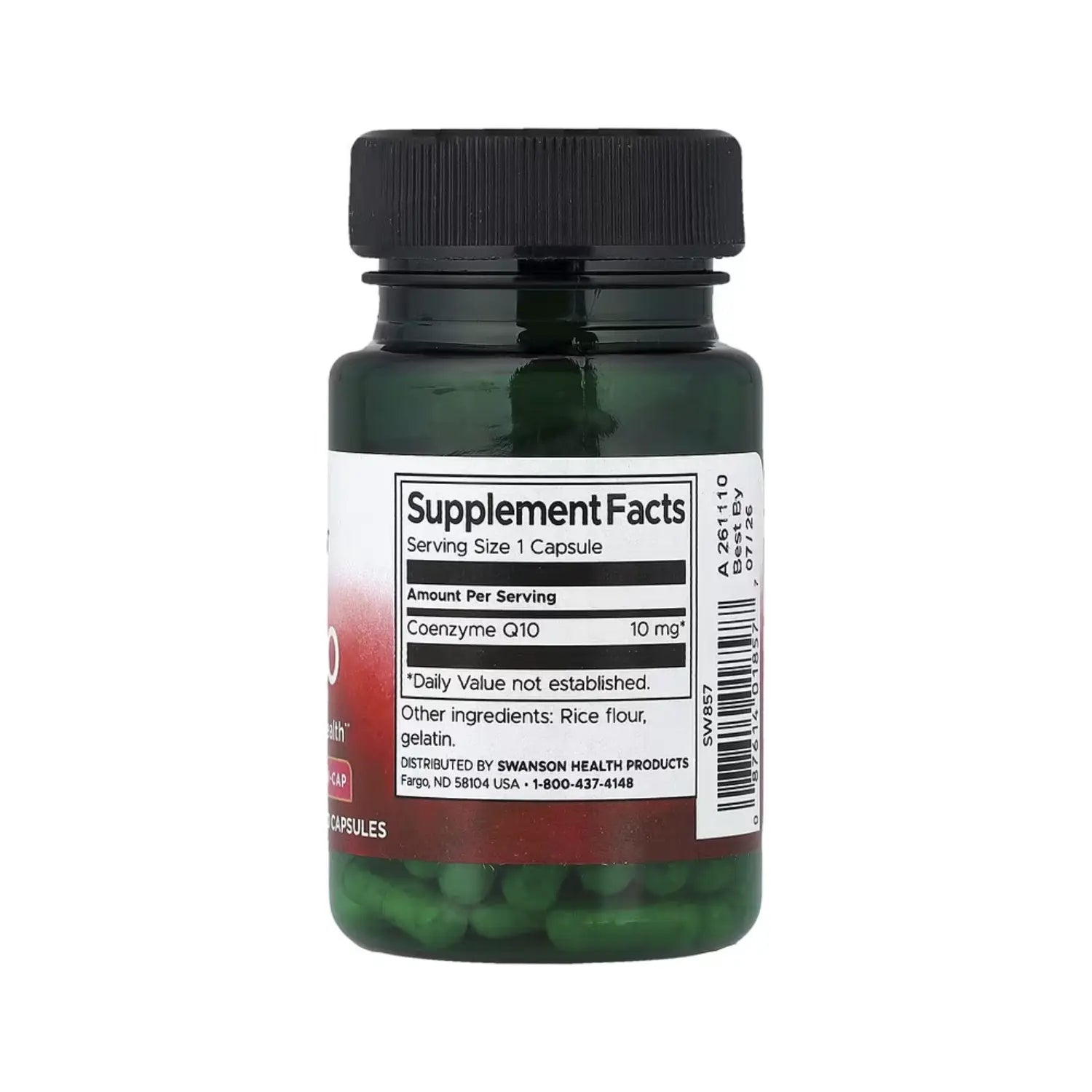 SWANSON COQ10 10MG 100 CAPS SFN