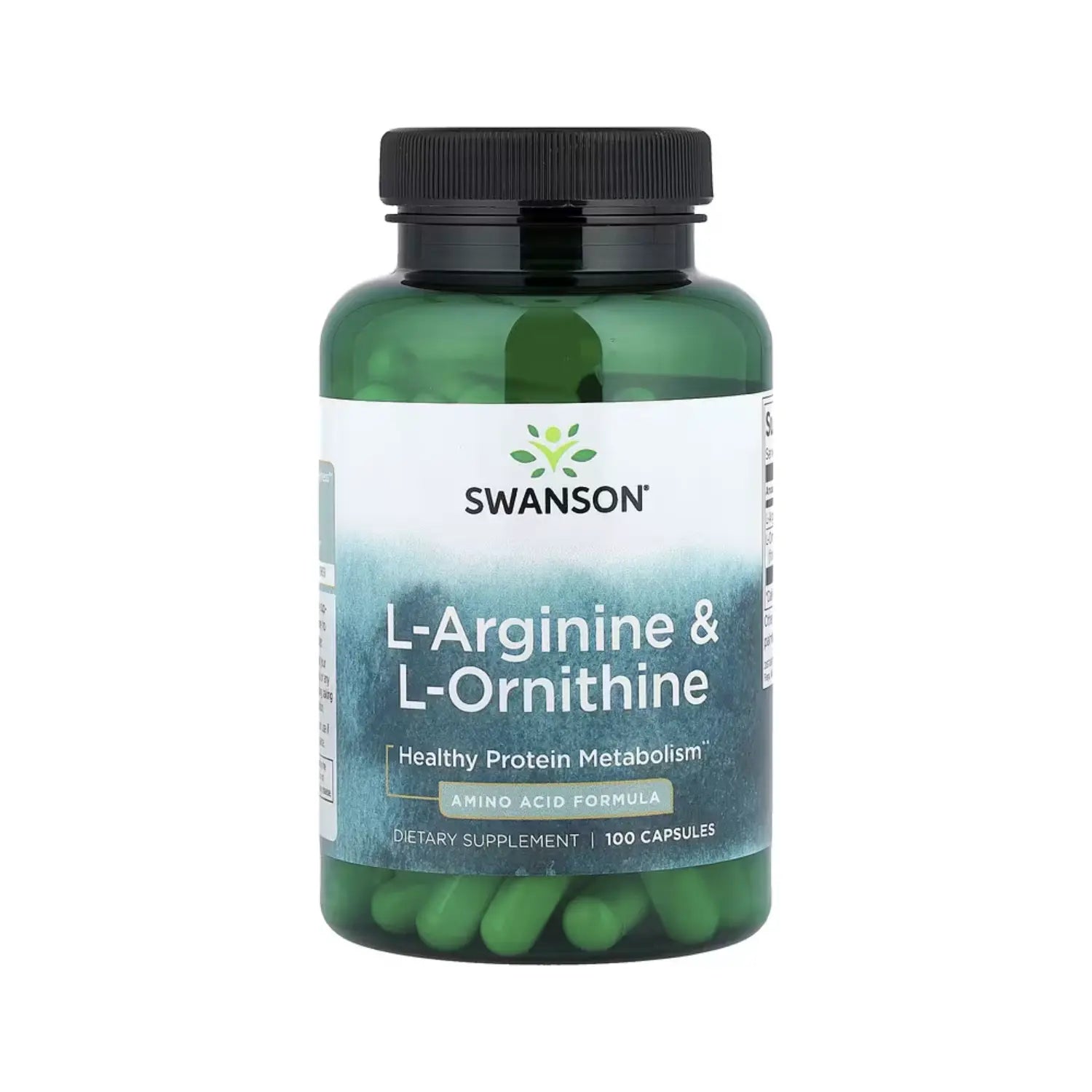 SWANSON L-ARGININA & L-ORNITINA 100 CAPS SFN