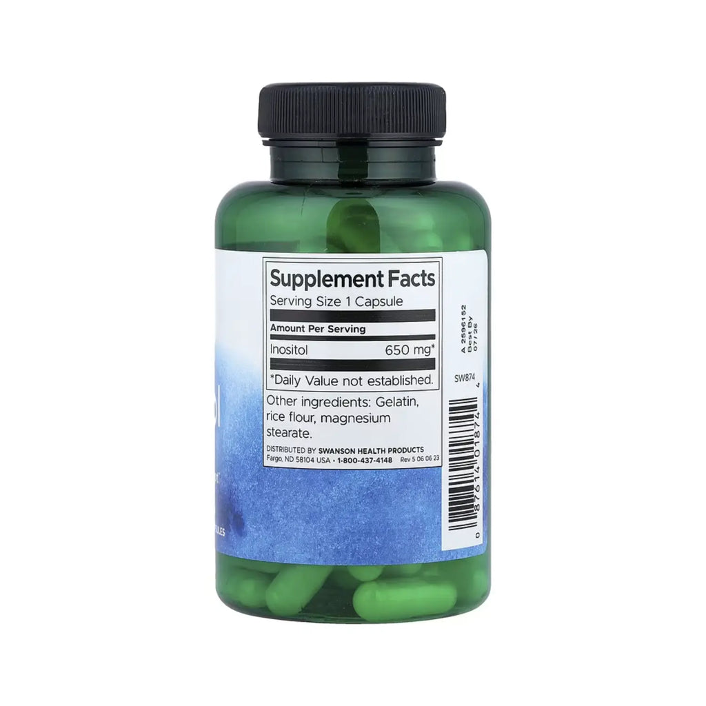Swanson Vitamina B8 Inositol 100 Caps Sfn
