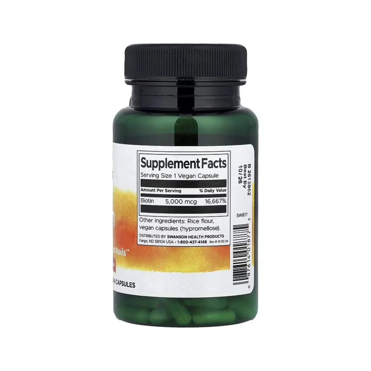 SWANSON BIOTINA 5.000 MCG 100 CAPS SFN