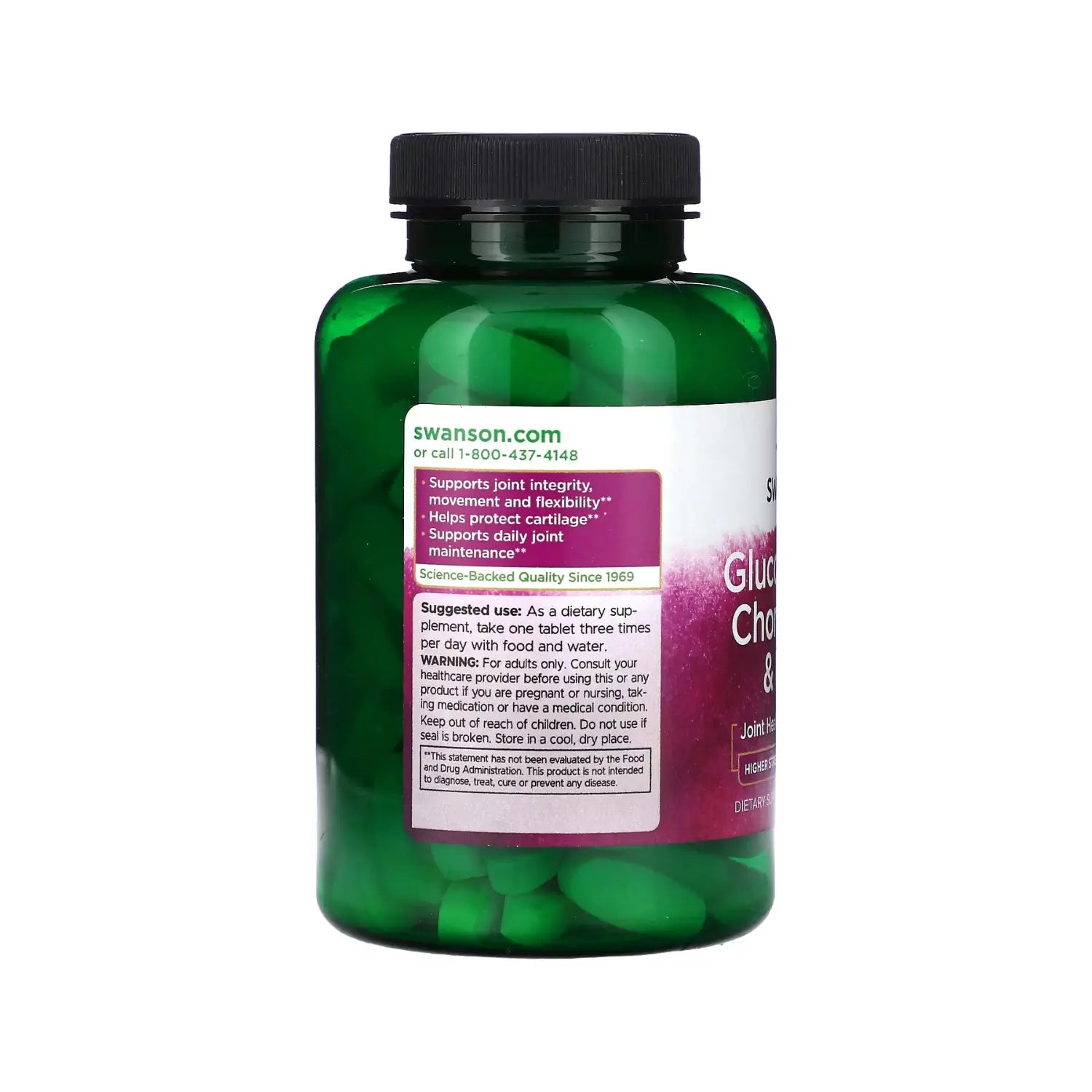 Swanson Glucosamine Chondroitin & Msm - Higher Strength 120 Tabs SFN