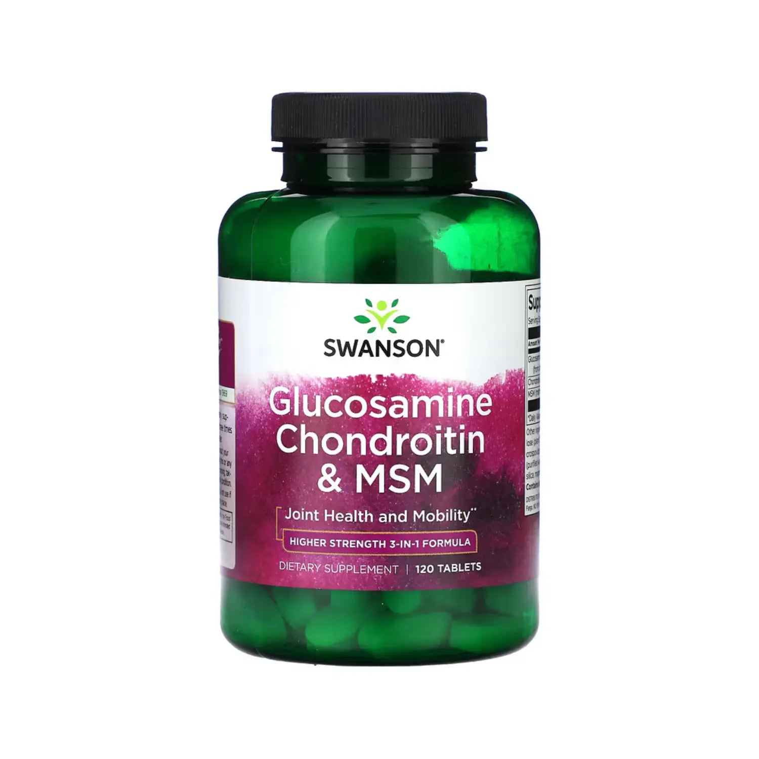 Swanson Glucosamine Chondroitin & Msm - Higher Strength 120 Tabs SFN