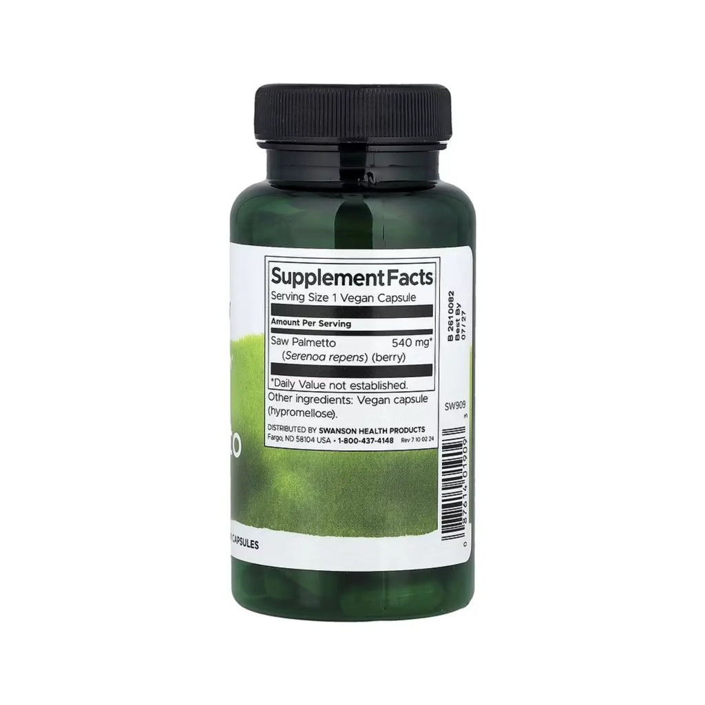 SWANSON SAW PALMETTO 540 MG 100 CAPS SFN