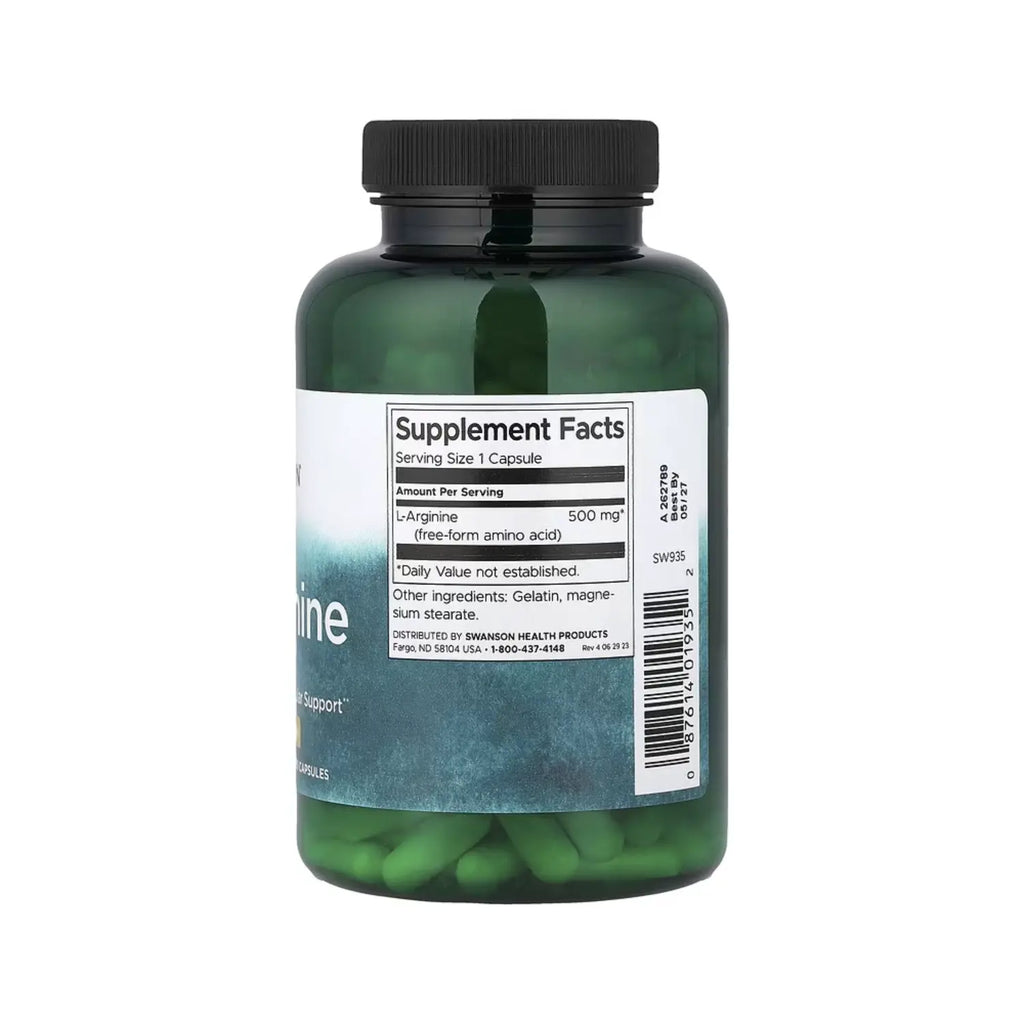 Swanson L-Arginine 500 mg 200 Caps SFN