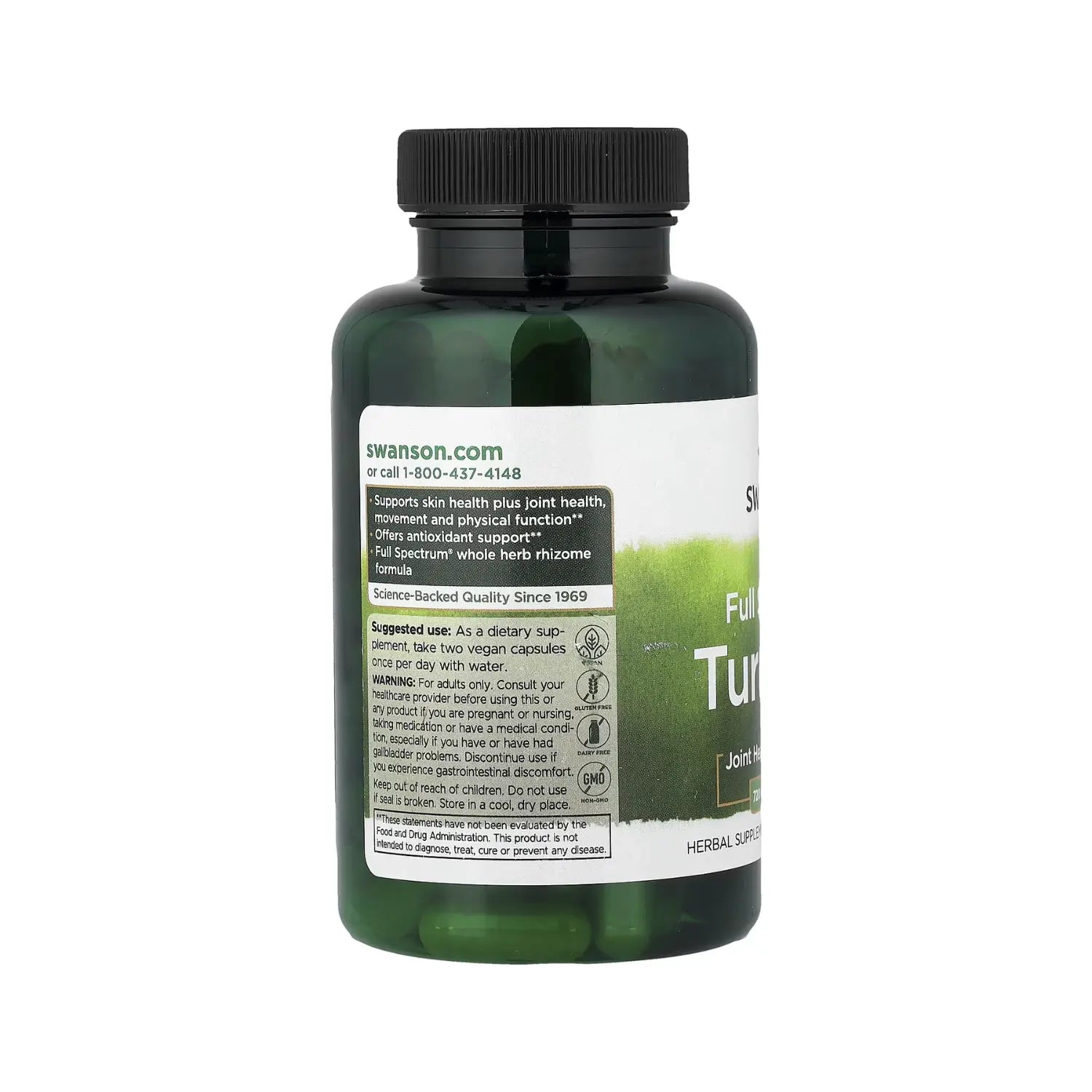 SWANSON ESPECTRO COMPLETO DE CURCUMA 720 MG 100CAPS SFN