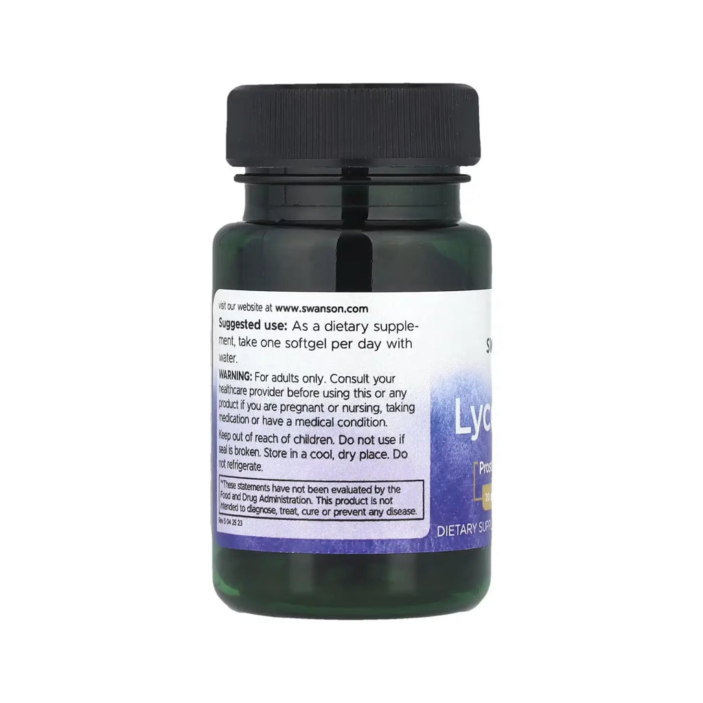 SWANSON LICOPENO 20 MG 60 SOFTGEL SFN