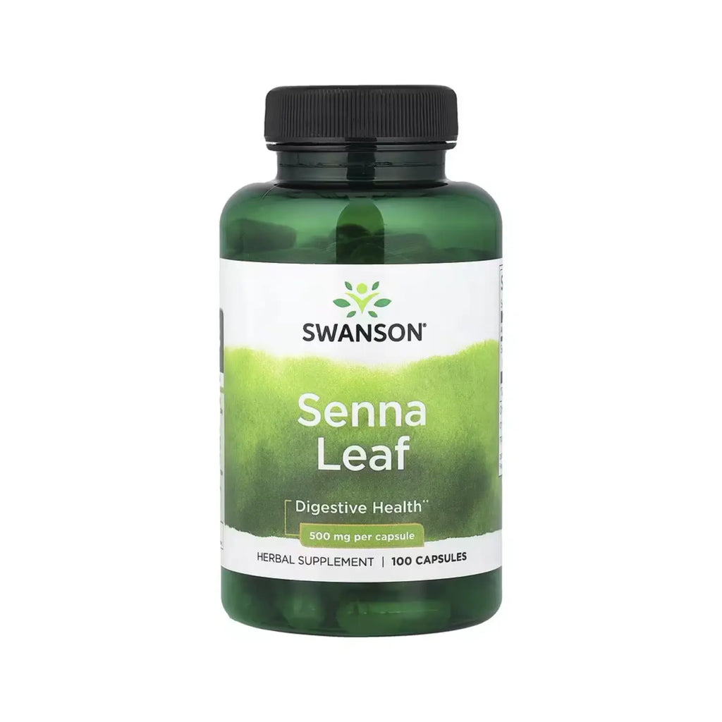 Swanson Senna Leaf hoja de Senna 500mg 100caps