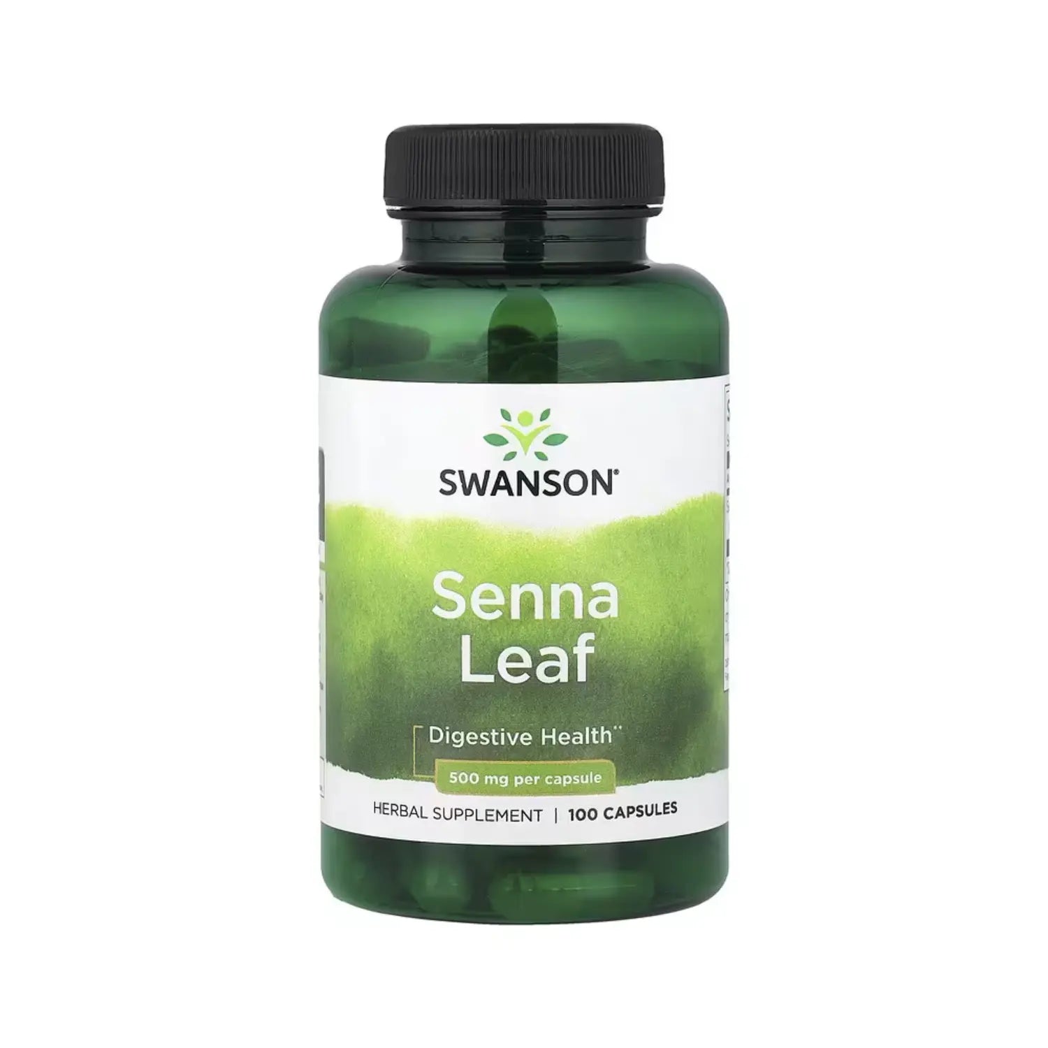 Swanson Senna Leaf hoja de Senna 500mg 100caps