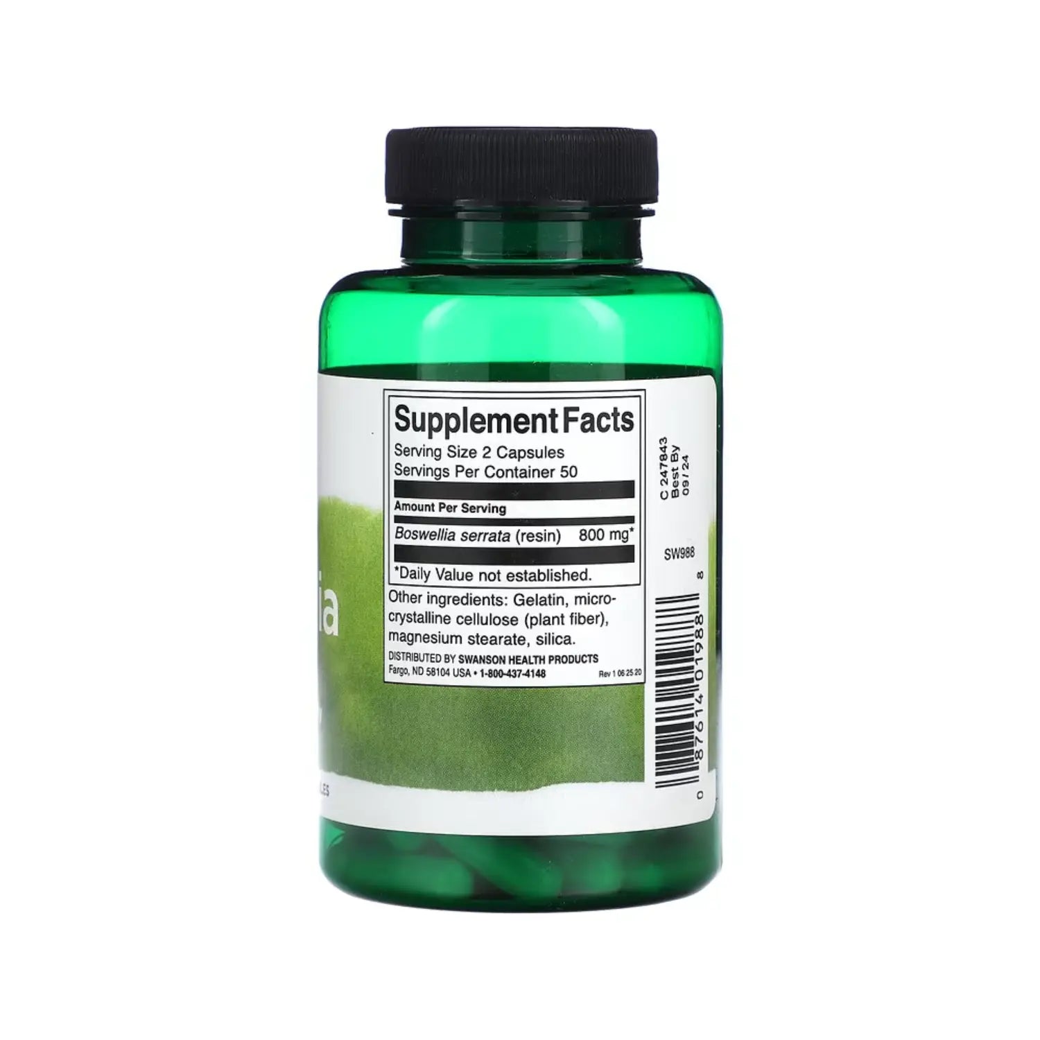SWANSON BOSWELLIA 400MG SALUD ARTICULAR 100CAPS SFN