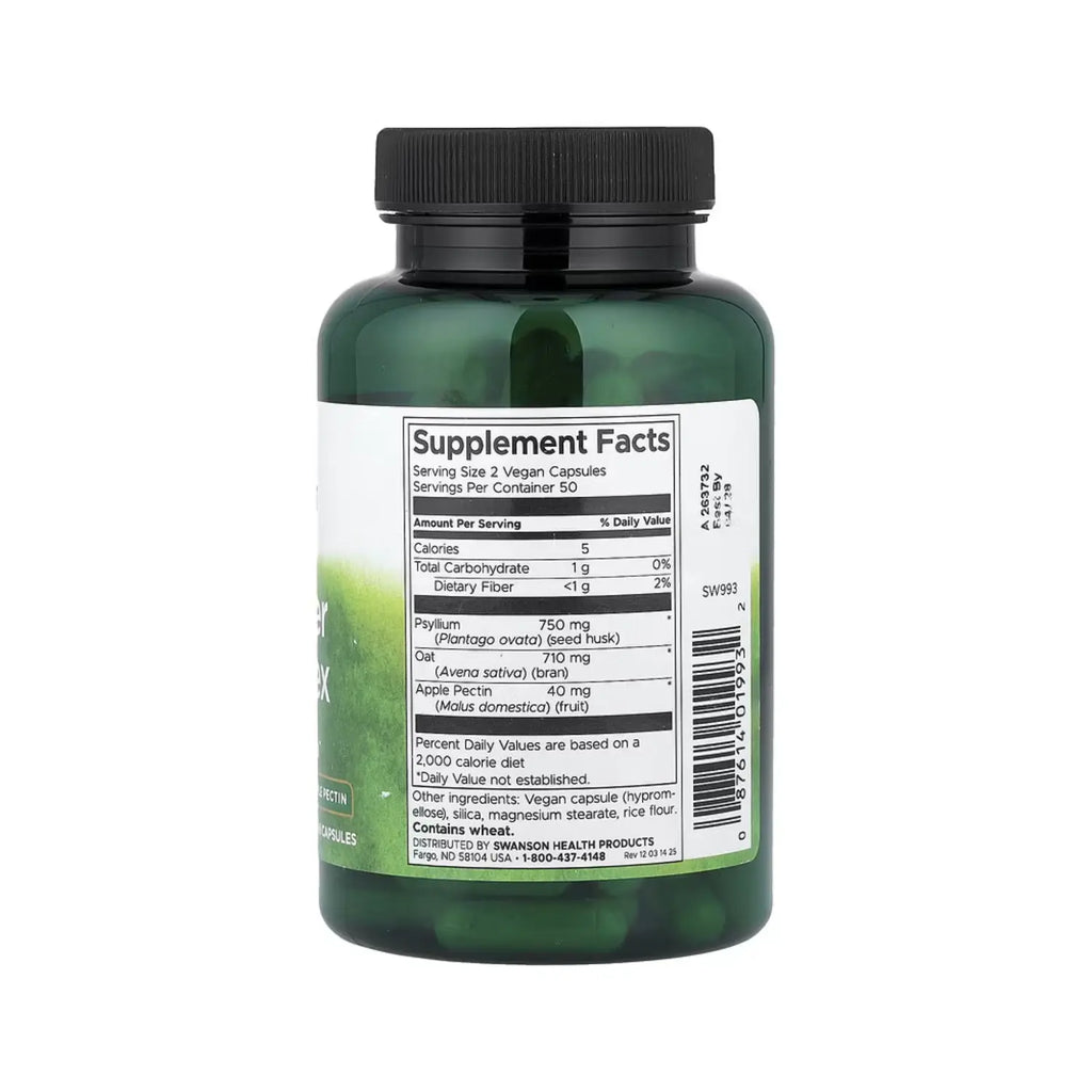 SWANSON TRI FIBER COMPLEX DIGESTIVE  HEALTH 100 CAPS sfn