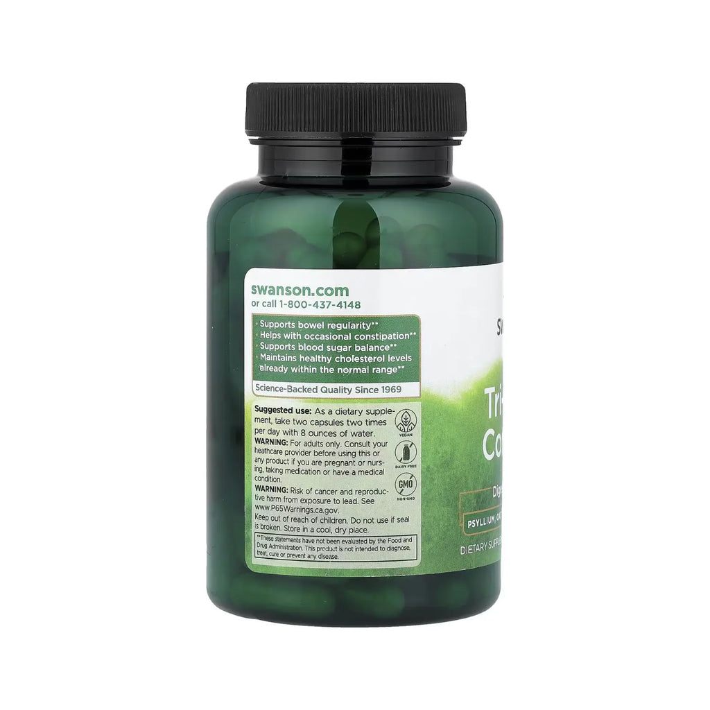 SWANSON TRI FIBER COMPLEX DIGESTIVE  HEALTH 100 CAPS sfn