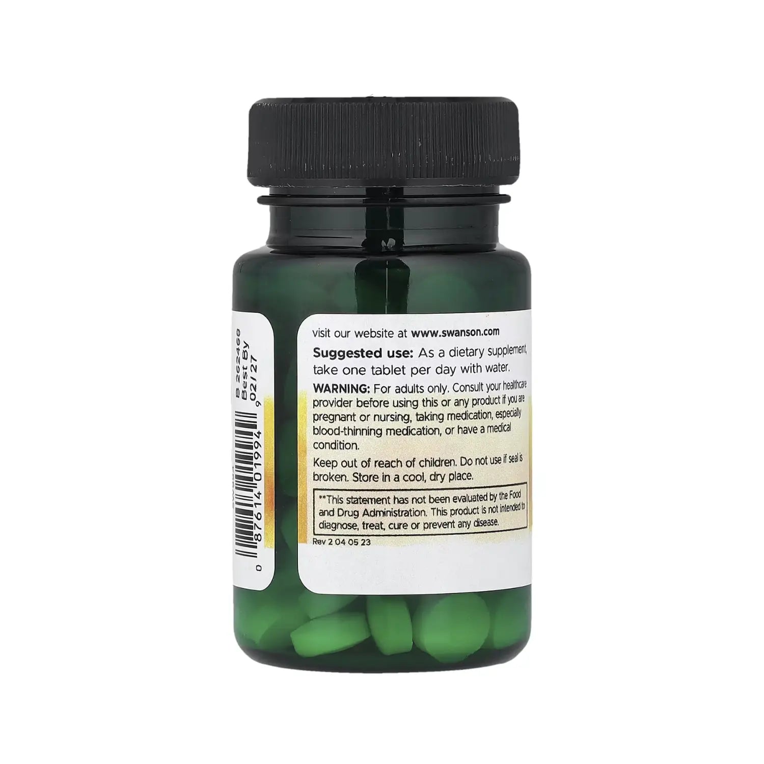 Swanson Vitamina K1 Salud Cardiovascular 100 Mcg 100 Tab Sfn