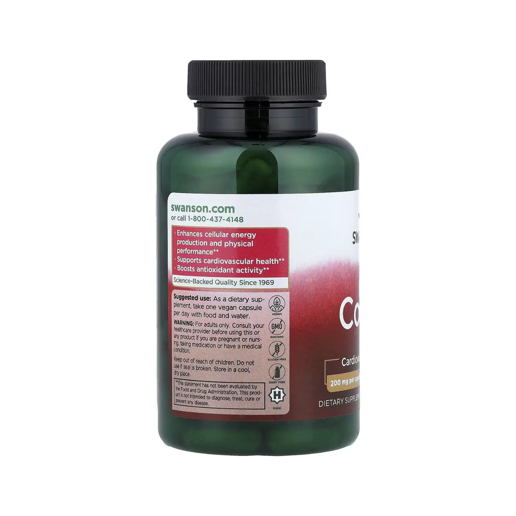 SWANSON COQ10 MAXIMA POTENCIA 200MG 90CAPS SFN