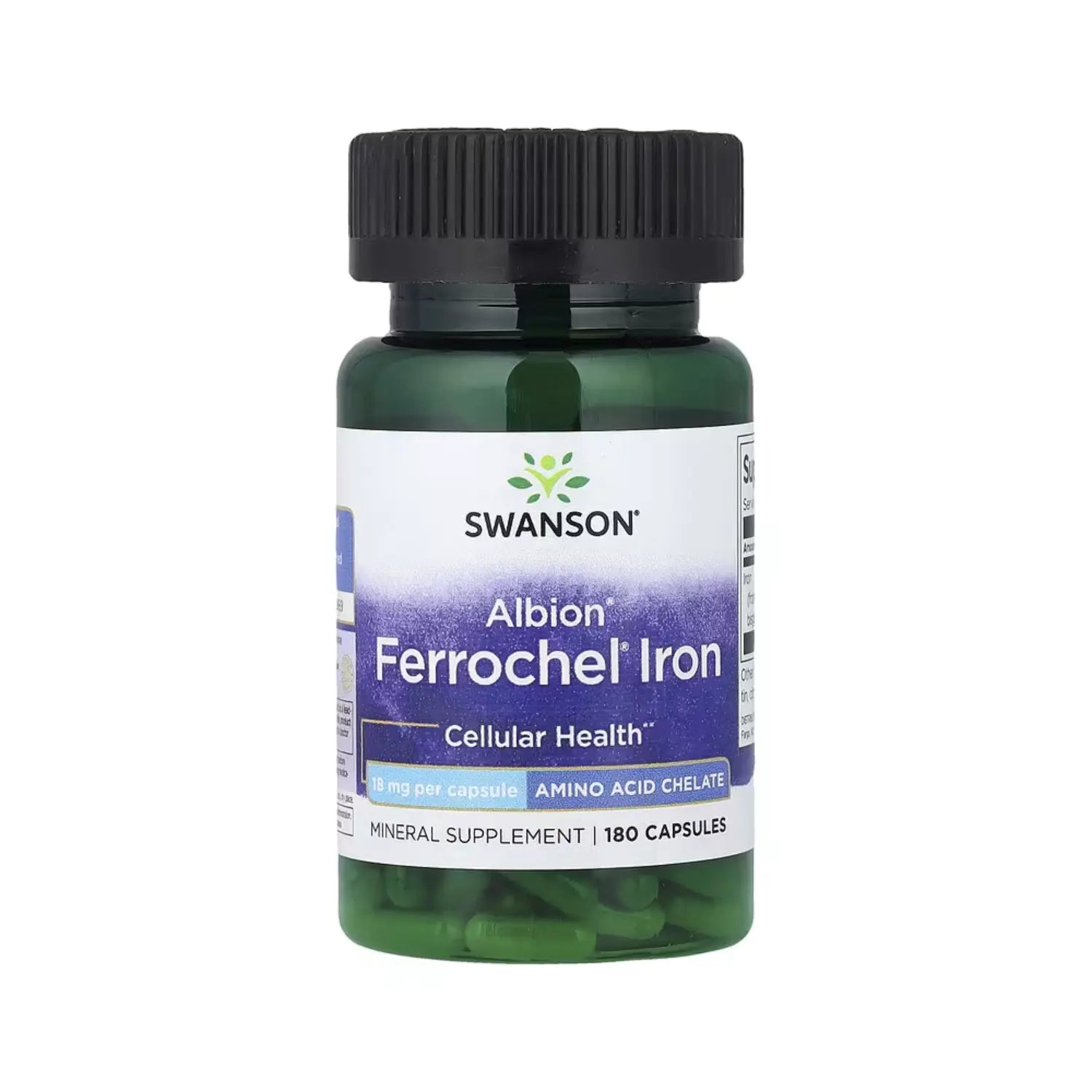 SWANSON ALBION FERROCHEL HIERRO 18 MG 180 CAPS SFN