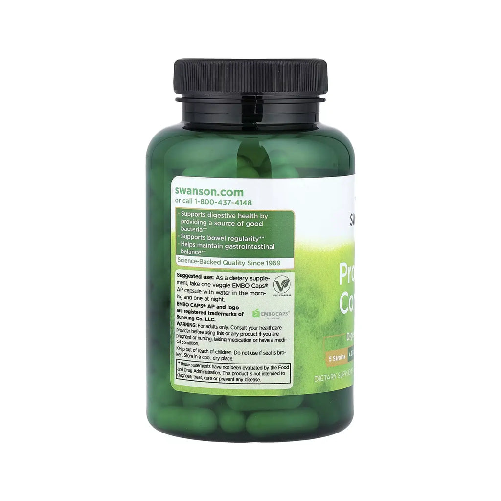 Swanson Probiotic Complex 4.2 Billion Cfu 120 Veg Caps SFN