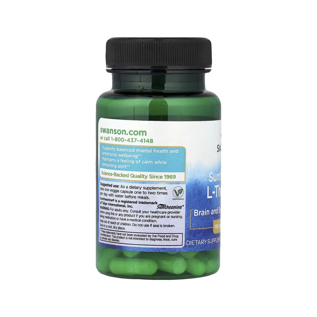 SWANSON SUNTEANINA L-TEANINA 60 VEGCAPS SFN