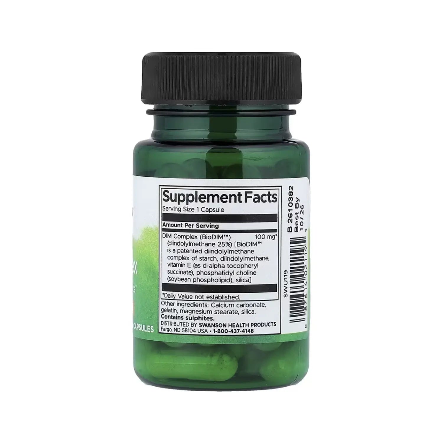 SWANSON COMPLEJO DIM (DIINDOLILMETANO) 100 MG 30 CAPS SFN