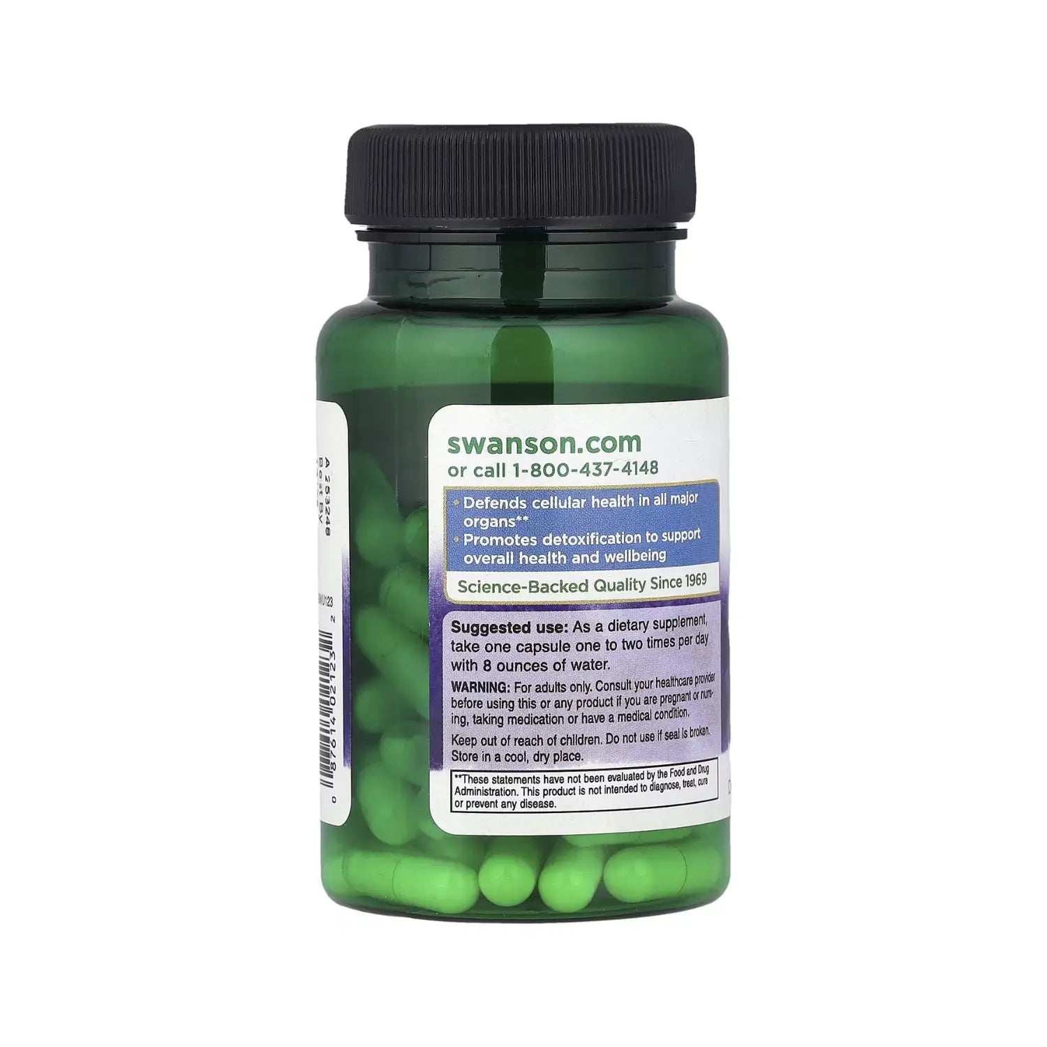 SWANSON CALCIO DE GLUCARATO FORMULA 2 EN 1 60 CAPS SFN