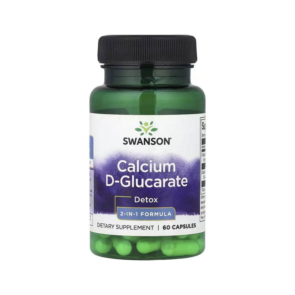 SWANSON CALCIO DE GLUCARATO FORMULA 2 EN 1 60 CAPS SFN