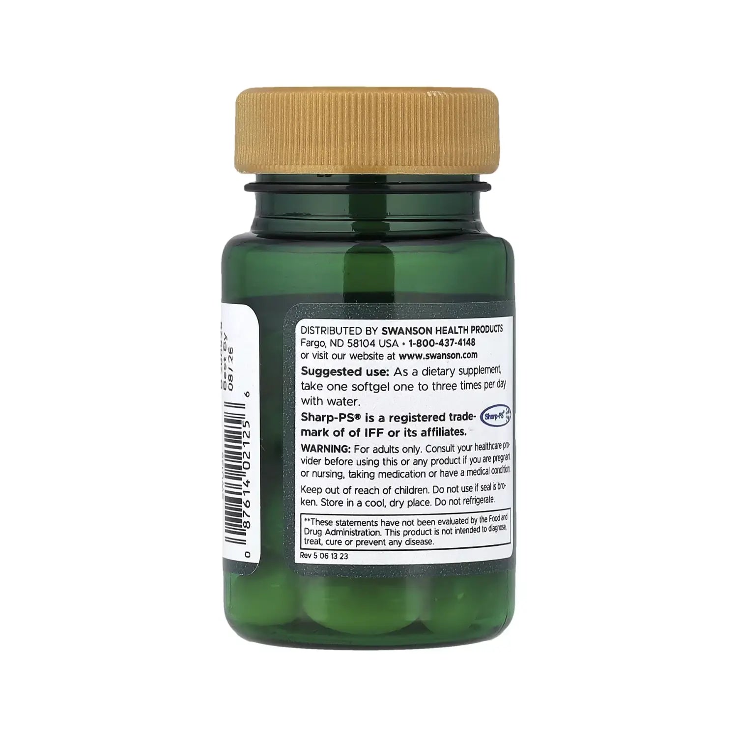Swanson Phosphatidylserine 100 mg 30 Sgels SFN