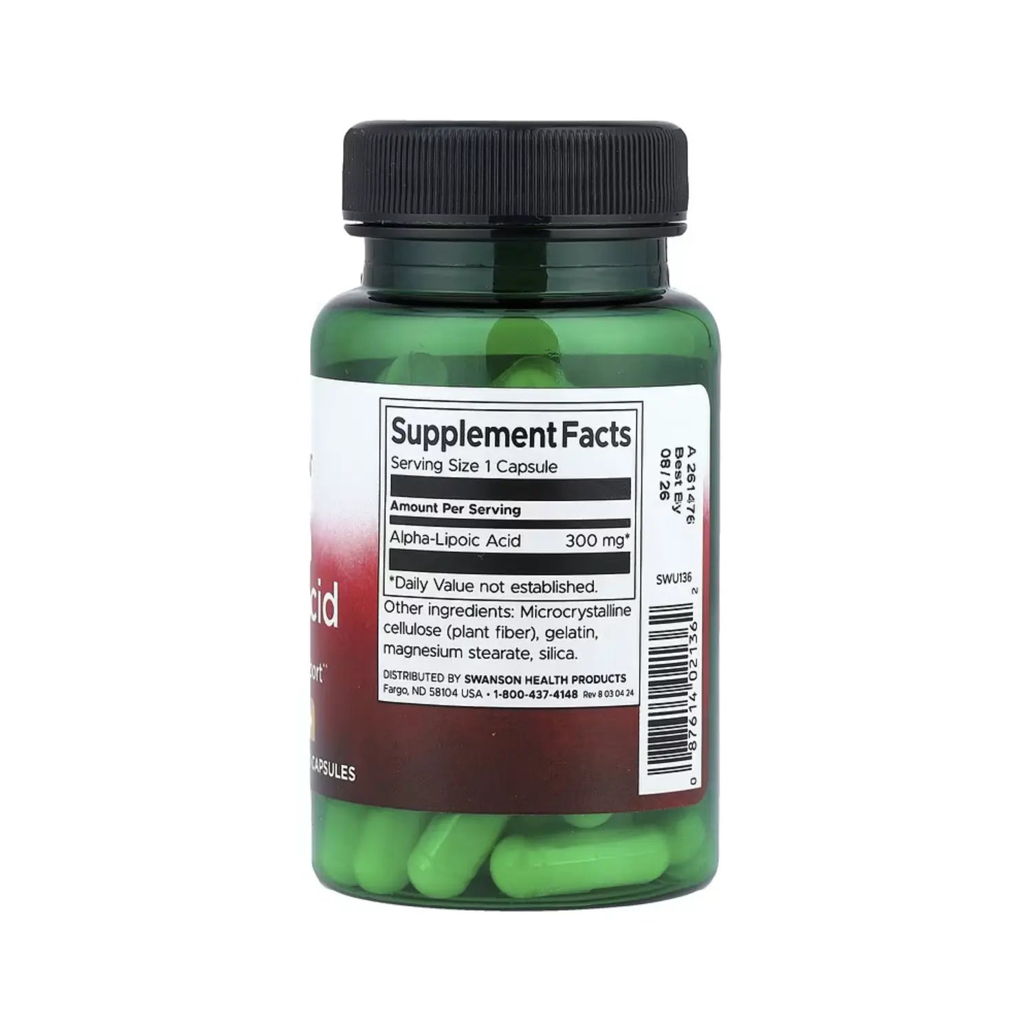 SWANSON ALFA LIPOICO ACID 300 MG 60 CAPS SFN