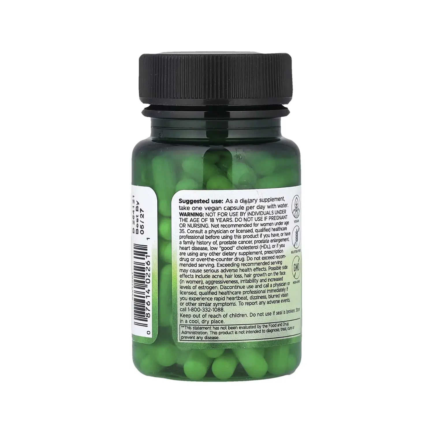 SWANSON DHEA 50 MG 120 CÁPSULAS SIN SABOR SFN