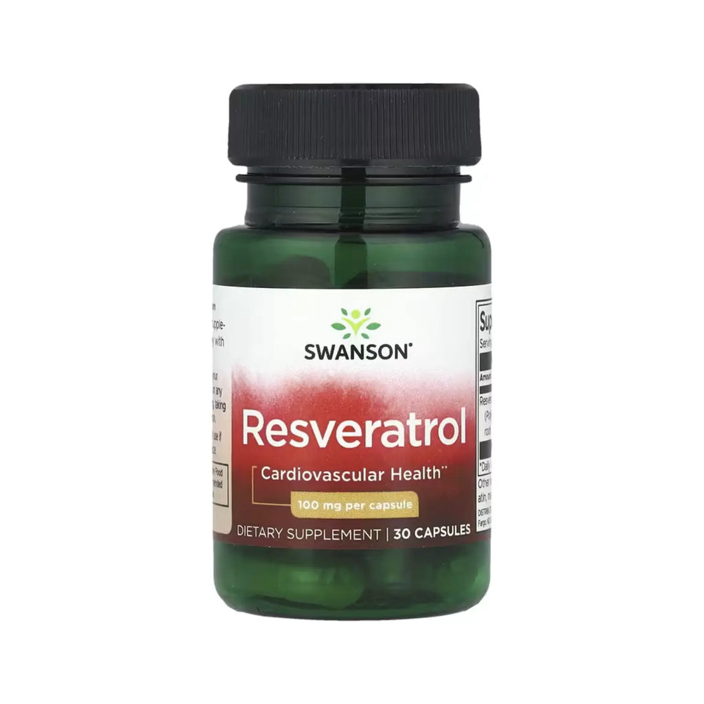 SWANSON SALUD CARDIOVASCULAR RESVERATROL 100MG 30CAPS SFN