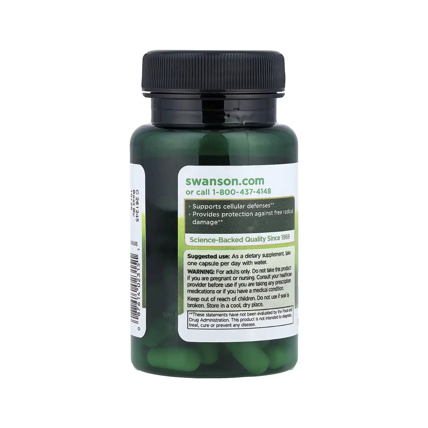 SWANSON INDOL-3-CARBINOL CON RESVERATROL 200 MG 60 CSPS SFN