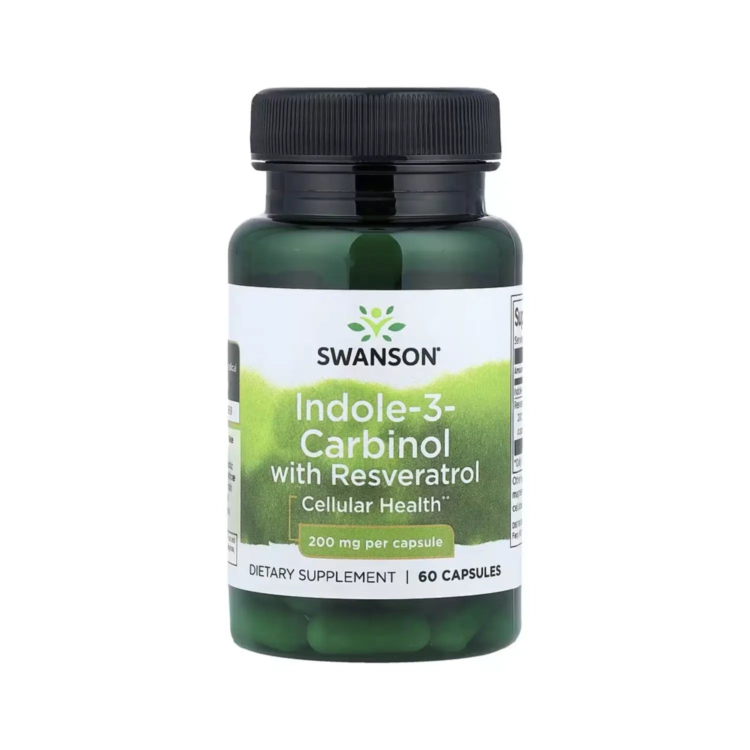 SWANSON INDOL-3-CARBINOL CON RESVERATROL 200 MG 60 CSPS SFN