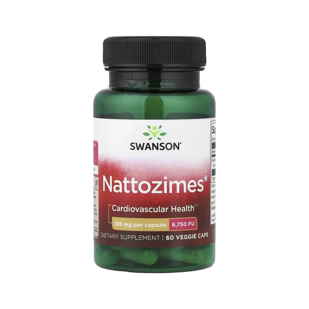 SWANSON NATTOZIMAS 195 MG (6750 UF) 60 CAPSULAS SFN