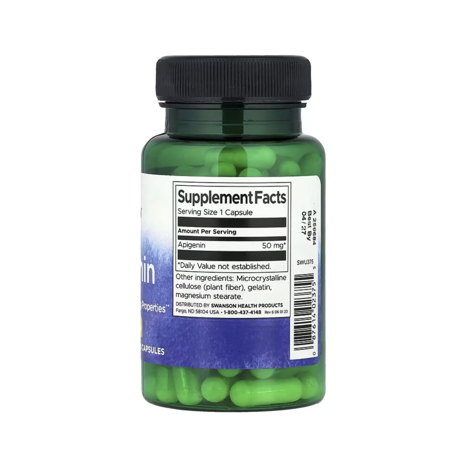 Swanson Apigenin Prostate Health 50 Mg 90 Capsulas Sfn