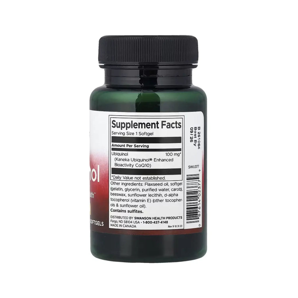 SWANSON UBIQUINOL 100 MG 60 SGELS SFN