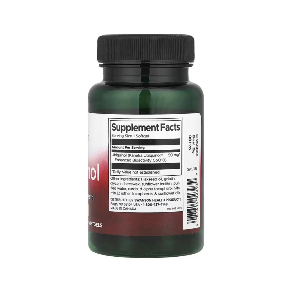 SWANSON UBIQUINOL 50 MG 60 SGELS SFN