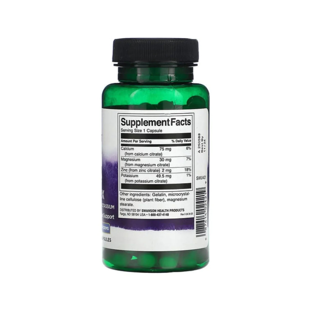 SWANSON CITRATO MINERAL COMPLEX 60 CAPS